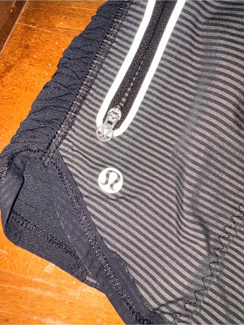 Lululemon Running Shorts with Dual Zip Pockets – Size 8